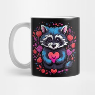 Raccoon Valentine Day Mug